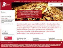 Tablet Screenshot of imperial-tobacco.pl